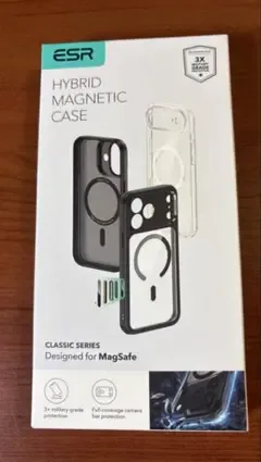 ESR iPhone 17 ケース フロストブラック