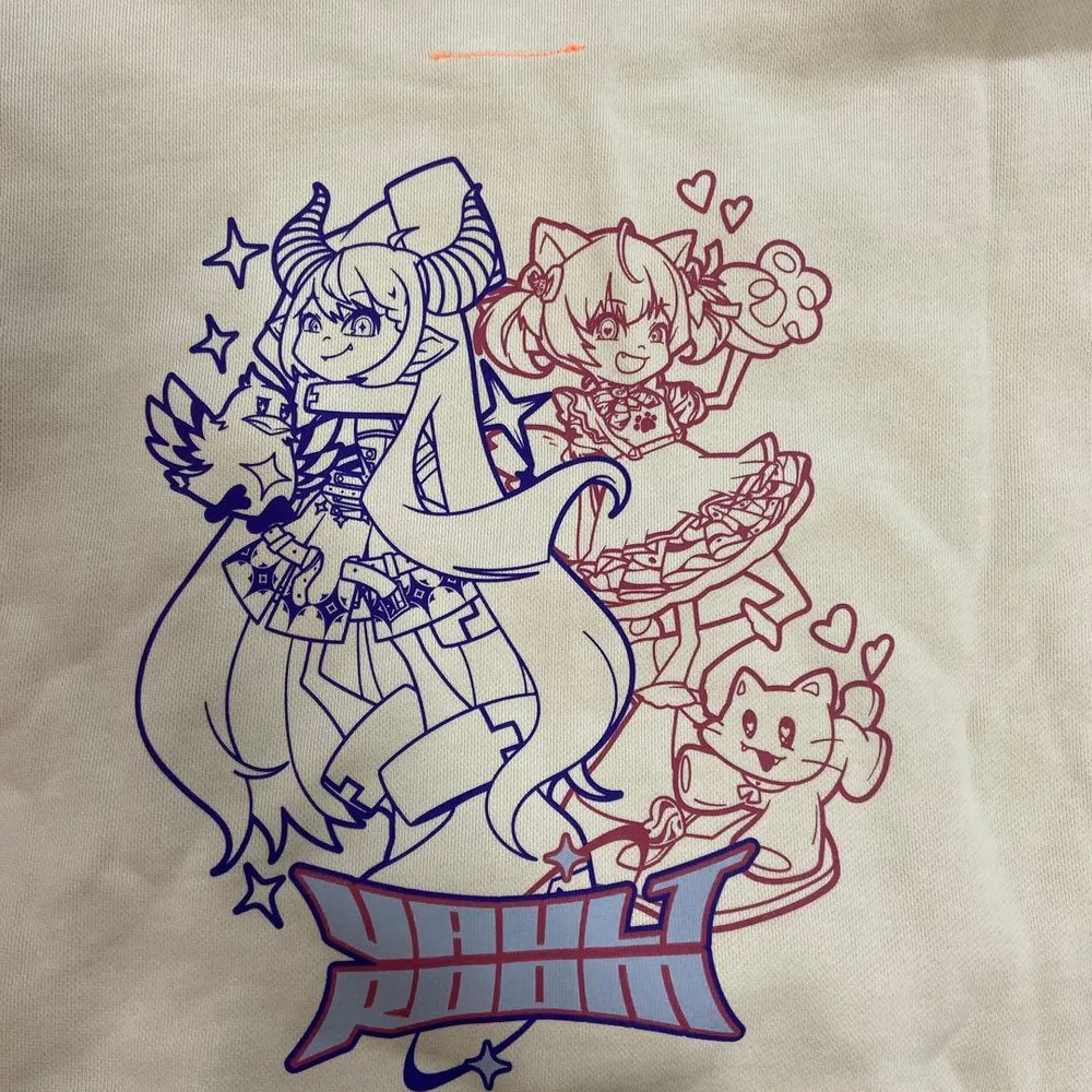 vaultroom LAPKARU CARTOON ZIP HOODIE XL