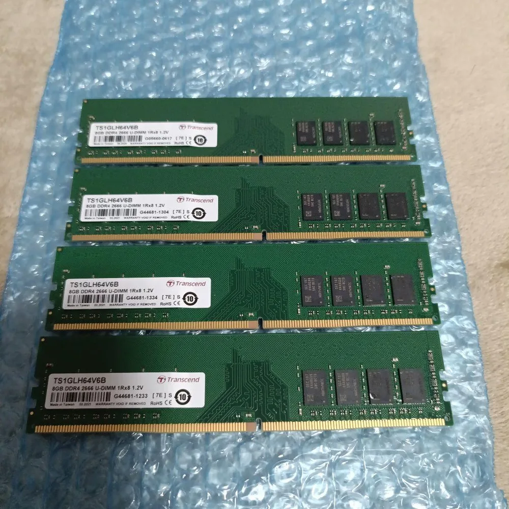 Transcend DDR4 2666 8GB メモリ 4枚セット