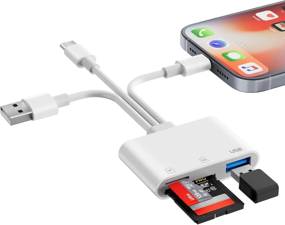 SDカードリーダー 3-in-1 Type-C/USB A/Lightning