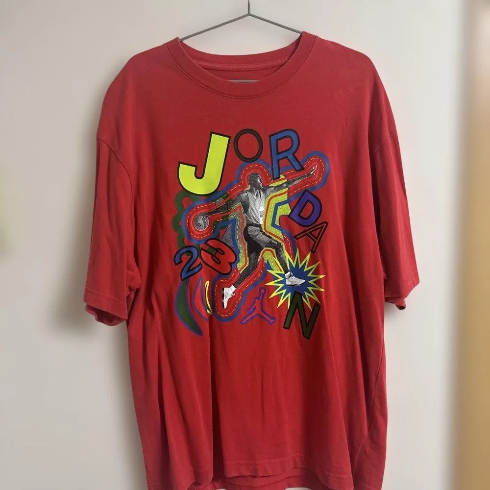 JORDAN グラフィック Tシャツ レッド XL
