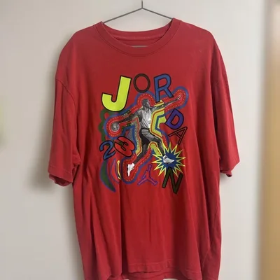 JORDAN グラフィック Tシャツ レッド XL