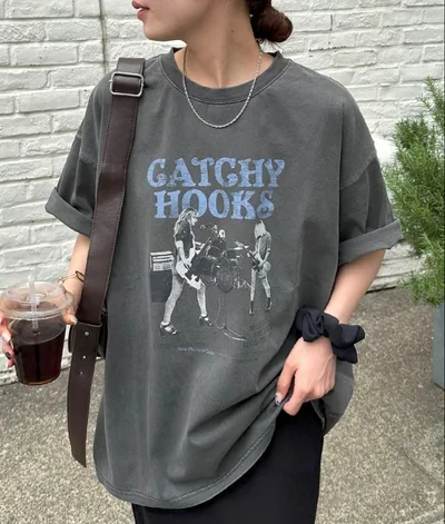 DISCOAT ディスコートユニセックス ヴィンテージロックtシャツ 美品