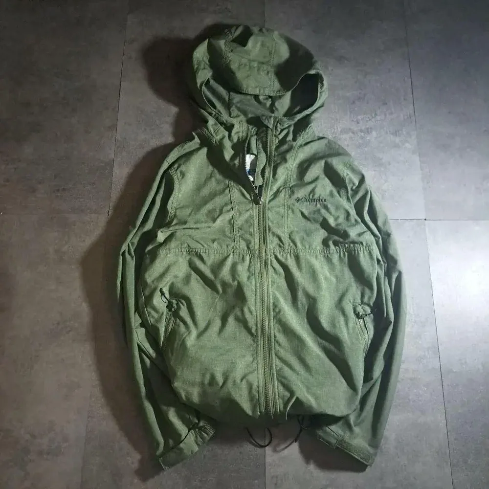 Columbia shell jacket ドローコード 短丈 y2k
