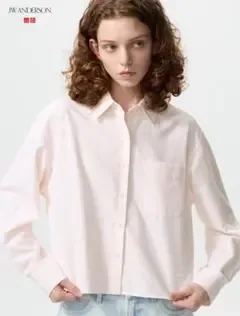 【新品未使用タグ付き】UNIQLO オックスフォードシャツ/ストライプ