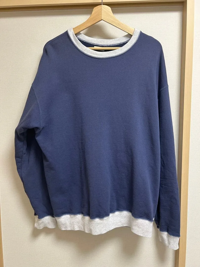 Steven Alan クルーネック スウェット ネイビー M