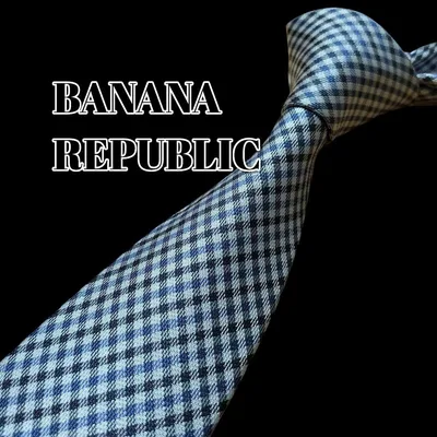 ★BANANA REPUBLIC★ バナナリパブリック ブルー系 チェック柄