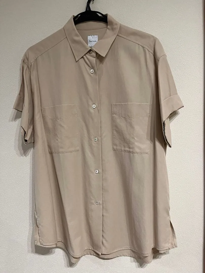 新品未使用 Paul Smith 半袖シャツ ベージュ サイズ40