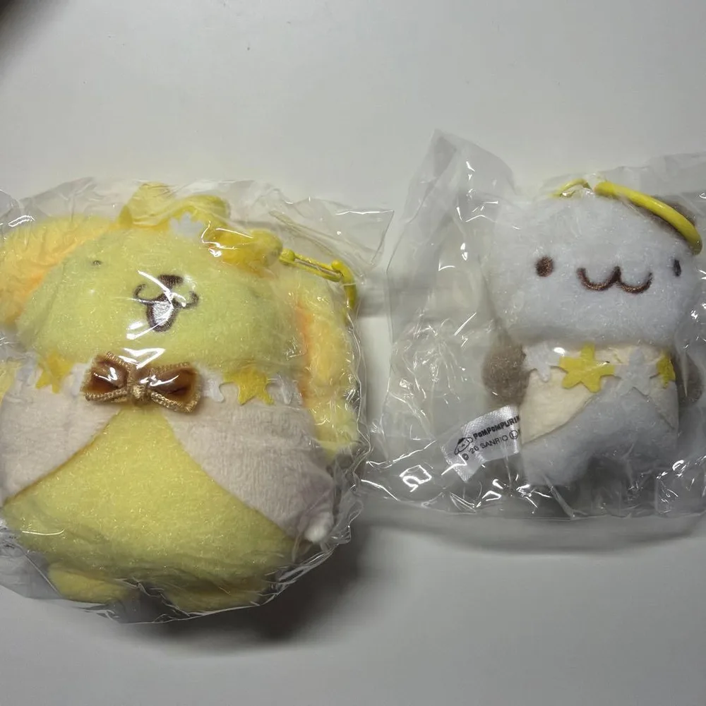 ポムポムプリン ぬいぐるみキーホルダー 2個セット