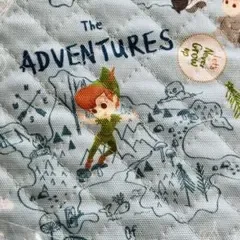 ディズニー ピーターパン キルティング生地 約106cm×100cm