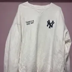 Yankees スウェット ホワイト メンズ
