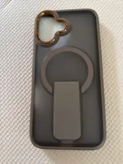 MagSafe対応 スタンド付き iPhoneケース ブラウン