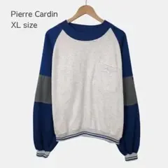 80s Pierre Cardin ピエールカルダン 切替 スウェット XL