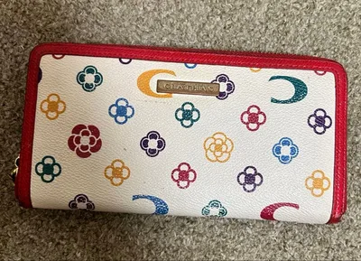 CLATHAS (クレイサス )長財布 ピンク×アイボリー