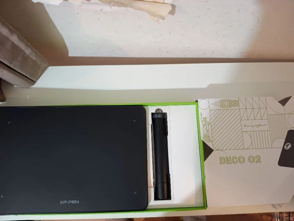 XP-PEN Deco 02 ペンタブレット 本体 箱付き