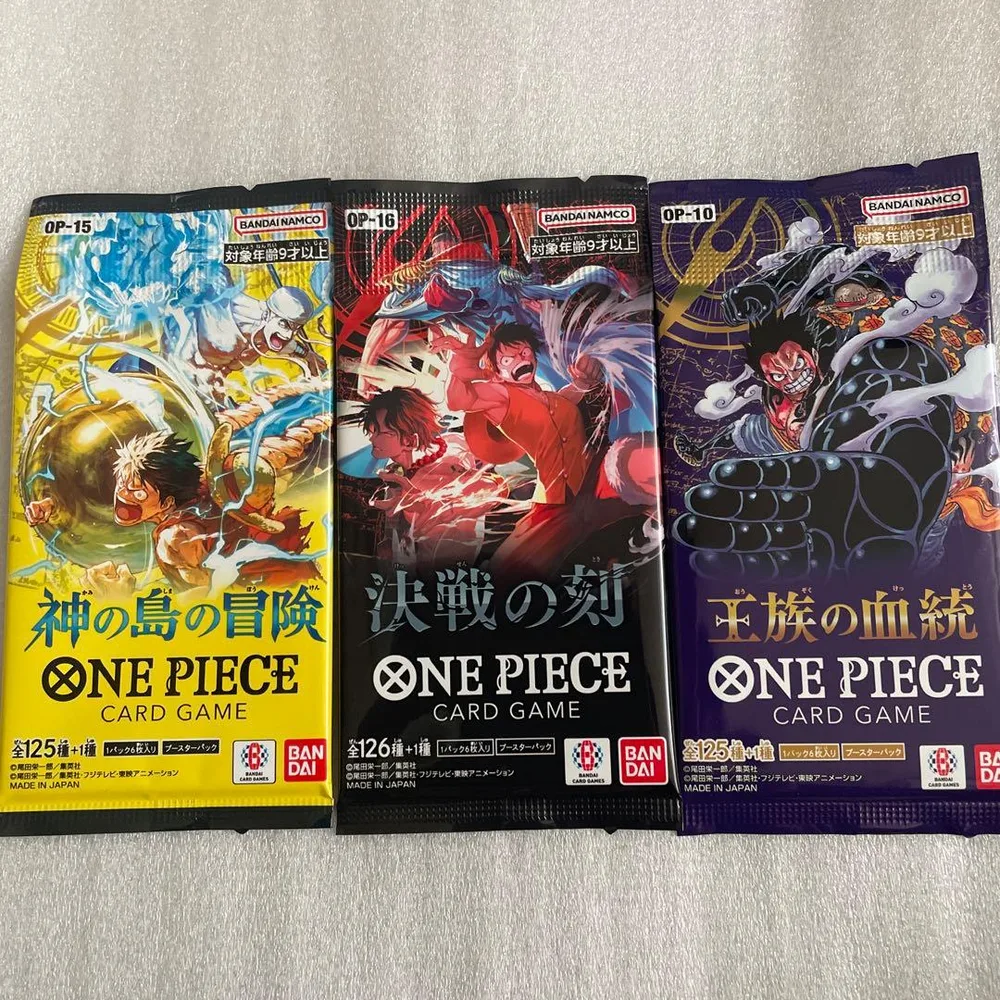 ワンピースカードバラパック3種セット!