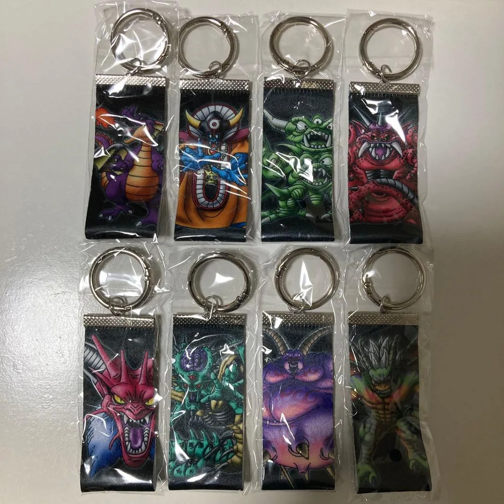 【未開封】ドラゴンクエスト 伝説の魔王があらわれた!タグキーホルダー 8種