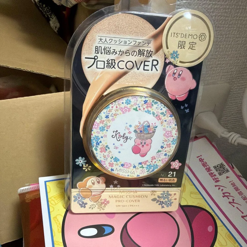 星のカービィ クッションファンデ MISSHA イッツデモ 未開封 ミシャ