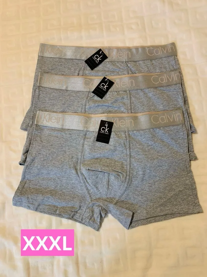 Calvin Klein ボクサーパンツ 3枚セット グレー XXLサイズ
