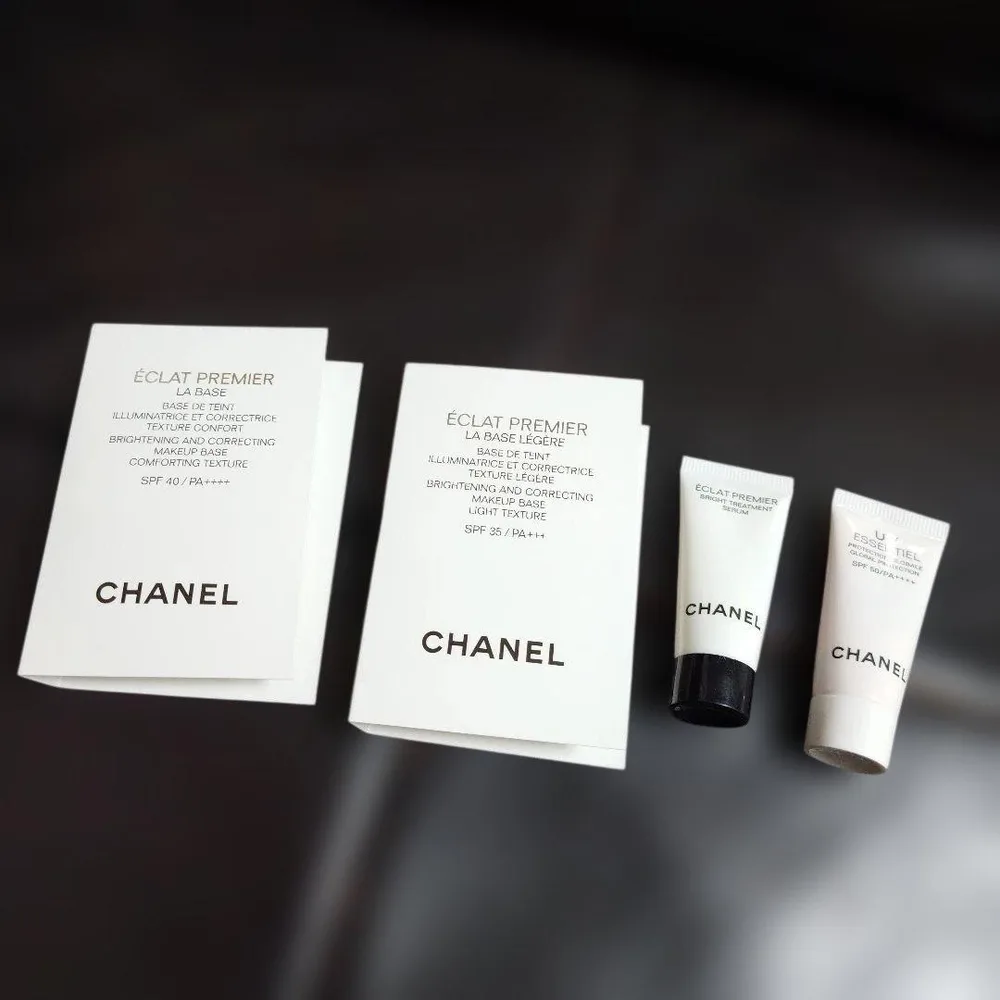 【新品】CHANEL サンプルセット(下地& ブライトニング美容液&日焼け止め)