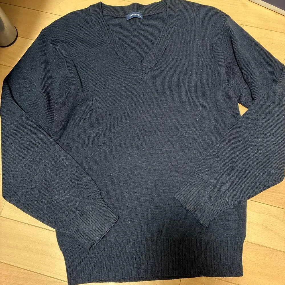 NAVY MATE Vネックセーター ネイビー 160cm