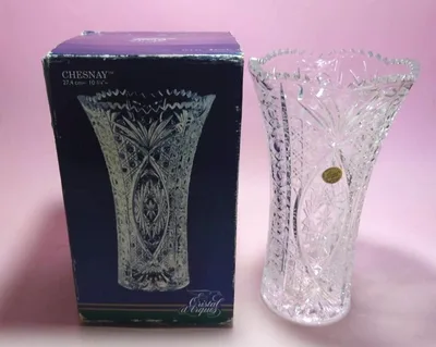 ★Cristal d'Arques CHESNAY クリスタル花瓶 27,5㎝★