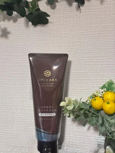 UMIKARA ヘアカラートリートメント ダークブラウン 200g 愛しとーと♥