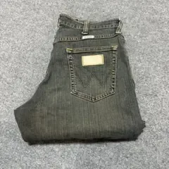 【SB412】 Wrangler ストレートパンツ 30インチ ブルー 濃紺
