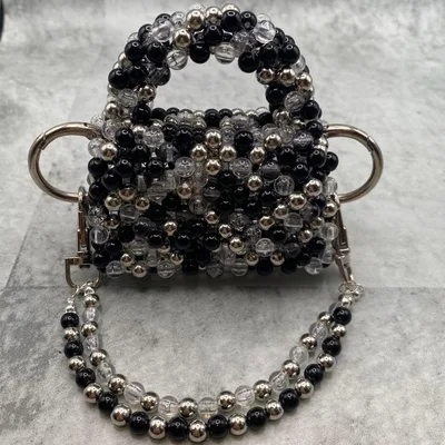 ビーズ ミニバッグ ハンドメイド