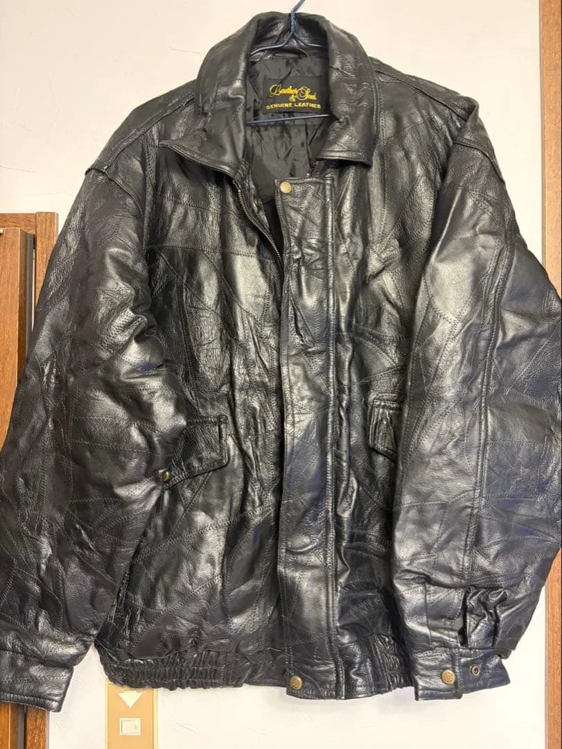 本革 パッチワーク レザージャケット