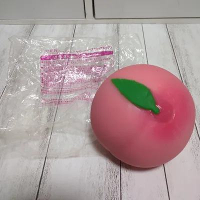 BLOOM ザ・ピーチ2 ストレッチビッグ 桃 スクイーズ