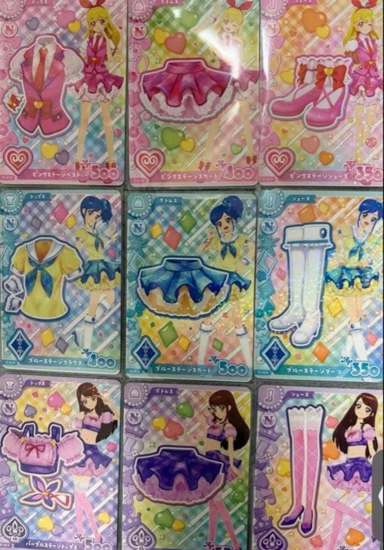 アイカツアンコール ステージコーデ まとめ売り9枚セット アイカツカード