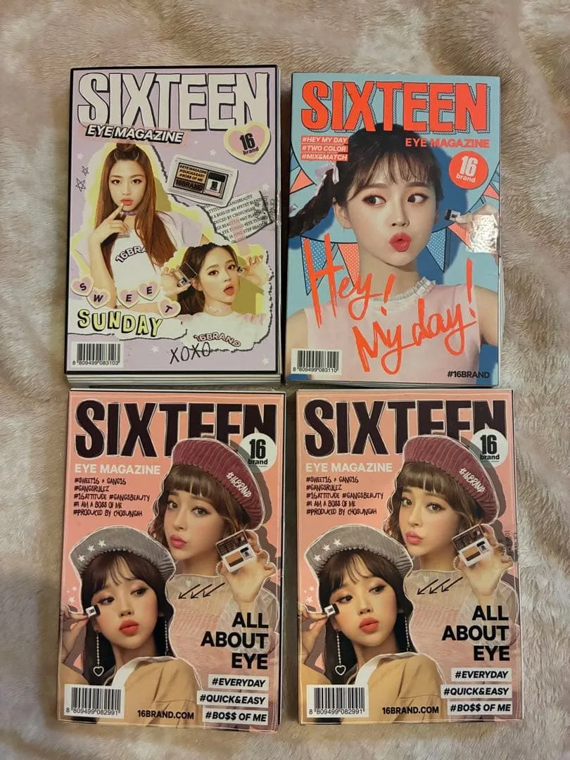 SIXTEEN EYE MAGAZINE アイシャドウパレット 4つセット