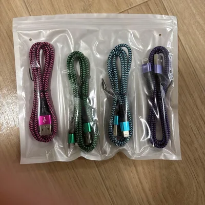 Lightningケーブル 4本セット 高耐久ナイロン編み