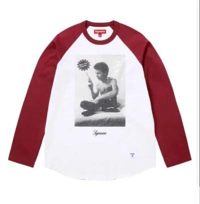 Supreme x Larry Clark Sequin Raglan L/S