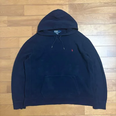 Polo by Ralph Lauren 90s パーカー ネイビー L