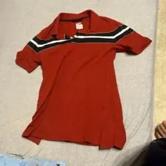 Gap ポロシャツ レッド ボーダー