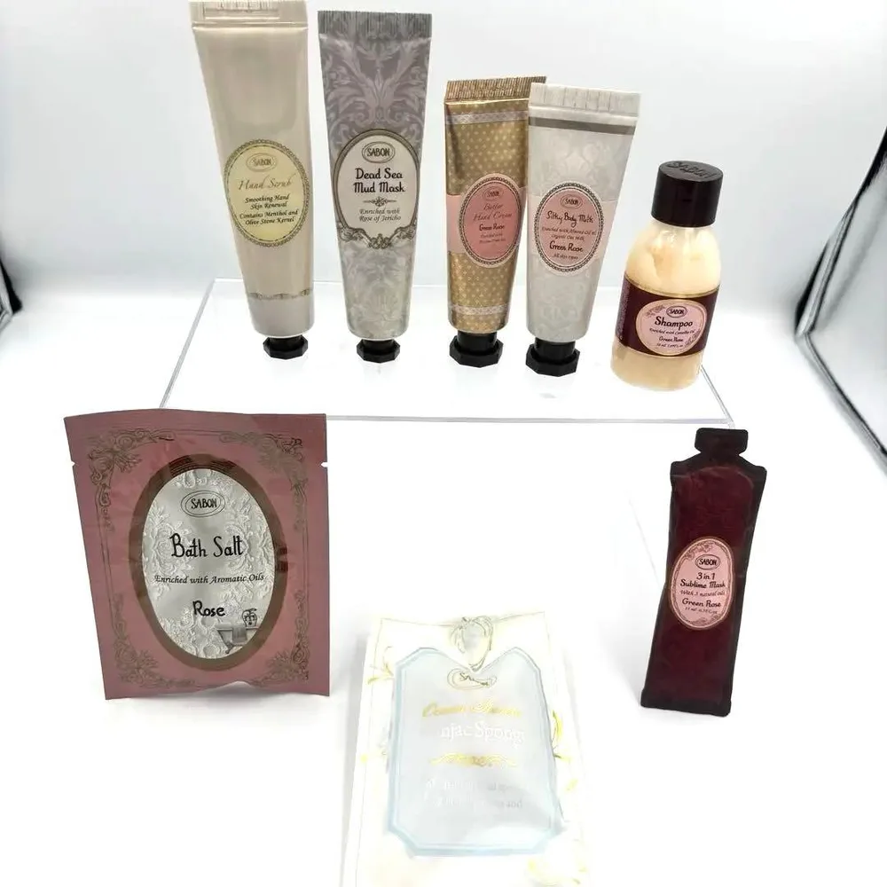【新品未開封】SABON グリーンローズ ボディケア8点セット Y0150