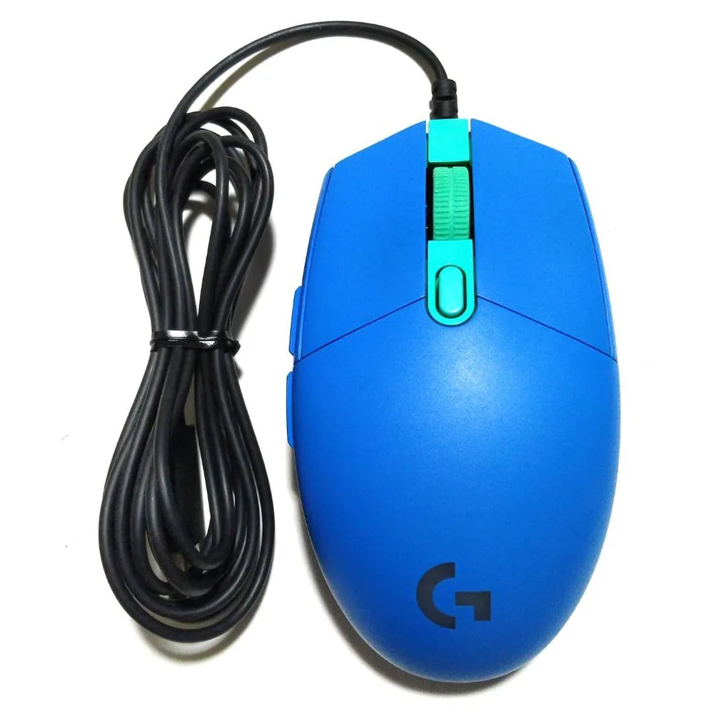 Logicool G203 ゲーミングマウス 有線 ブルー