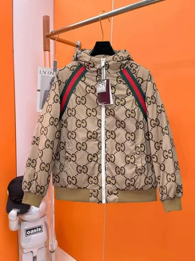 GUCCI GG柄 フーデッドジャケット