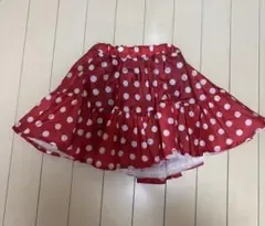 Litte 水玉 ドット柄 スカート インパン付き100cm