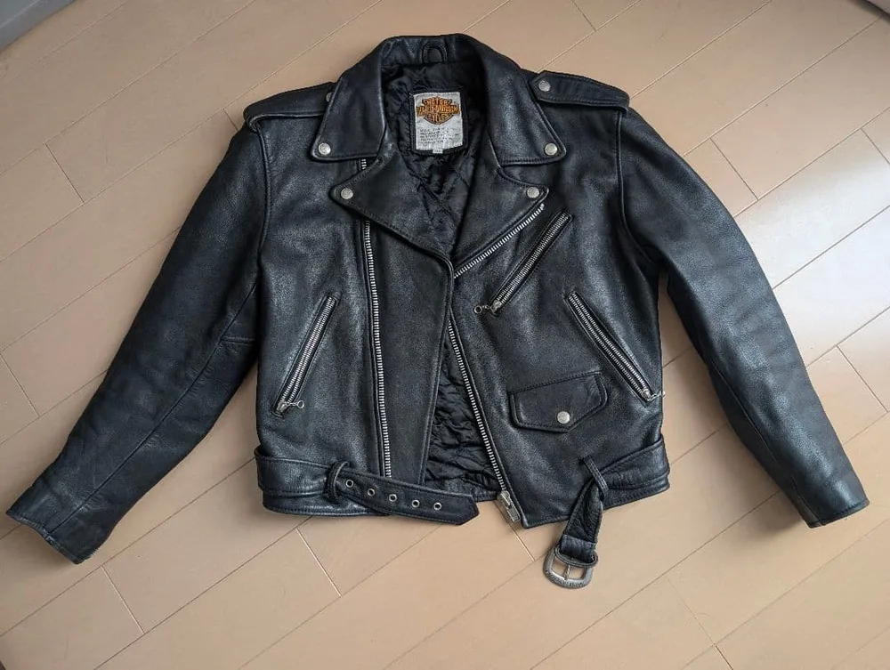 Harley-Davidson レザーライダースジャケット 38