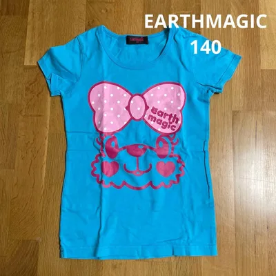 EARTHMAGIC Tシャツ 140cm 水色