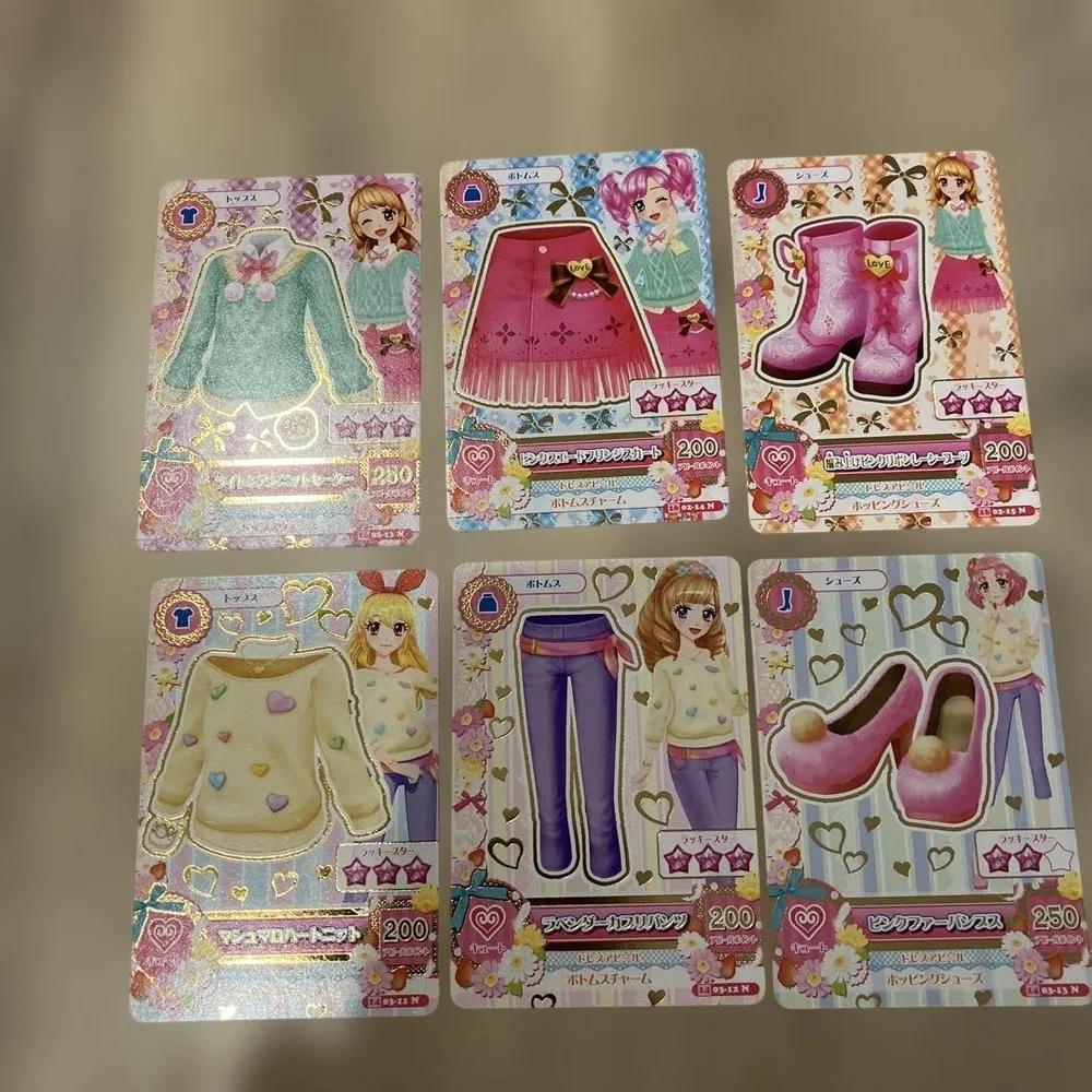 アイカツカード キュートタイプ 6枚セット