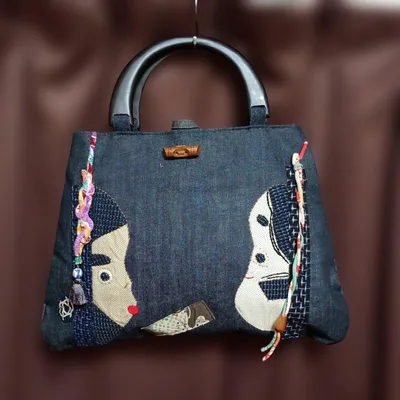 お値下げ!35000円→19999円【美品】 江本裕子作 古布バッグ
