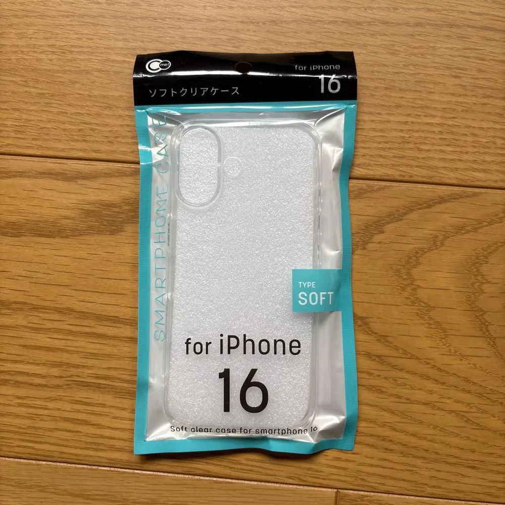 iPhone 16 ソフトクリアケース クリア TPU 山田化学