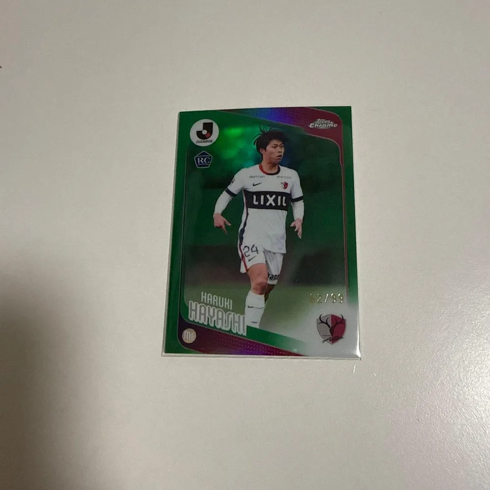 Topps Chrome Jリーグ鹿島アントラーズ林晴己選手 シリアル62/99