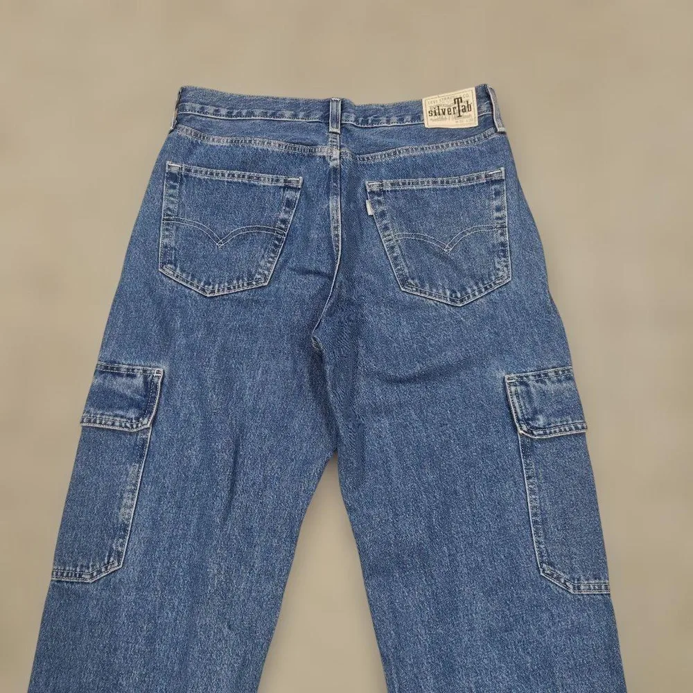 Levi's SilverTab カーゴパンツ インディゴ W32 L30