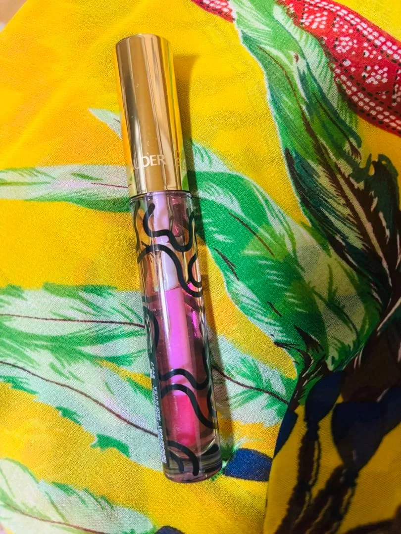 ESTEE LAUDER グロッシー リップ オイル ソルト ピンク