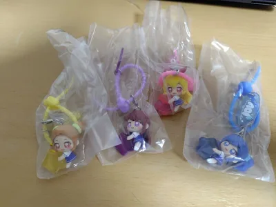 アイカツキャラクター ミニチュア キーホルダー 4点セット